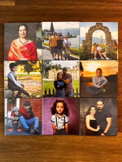 Custom Photo Magnet (Button Magnet) - Set of 24